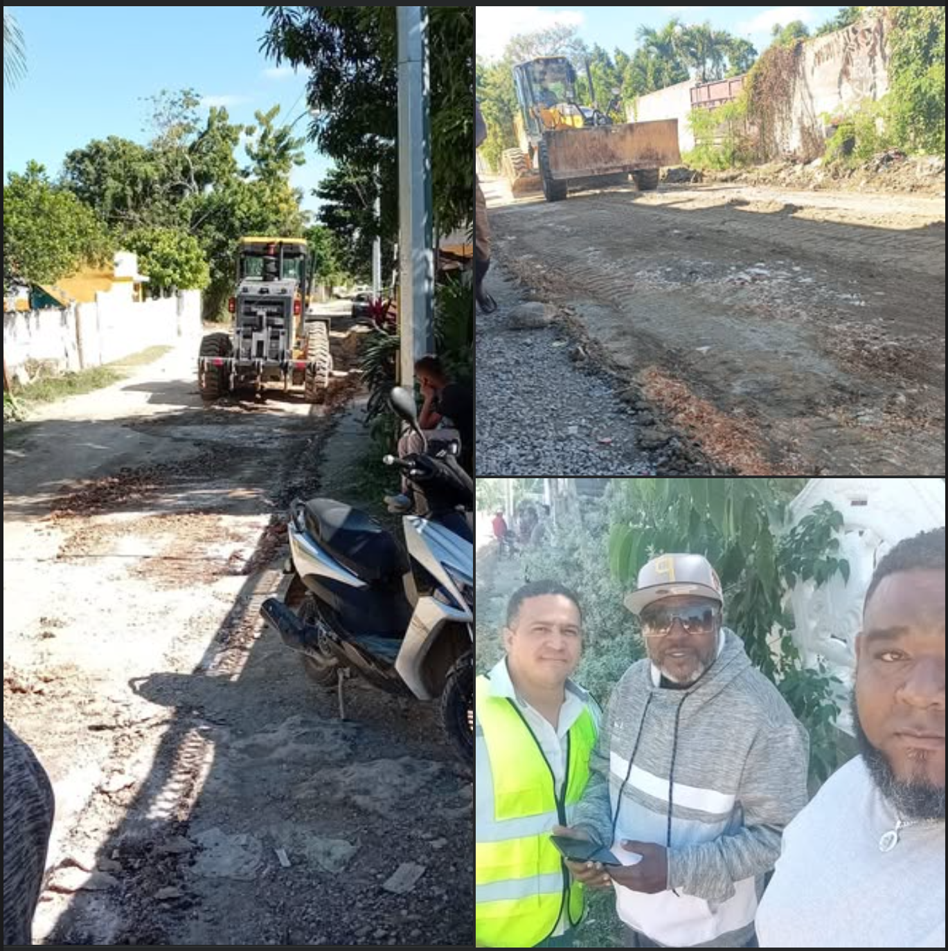 Los trabajos que se realizan en la calle 14 del sector Campo Lindo forman parte de las acciones desarrolladas por el Departamento de Obras