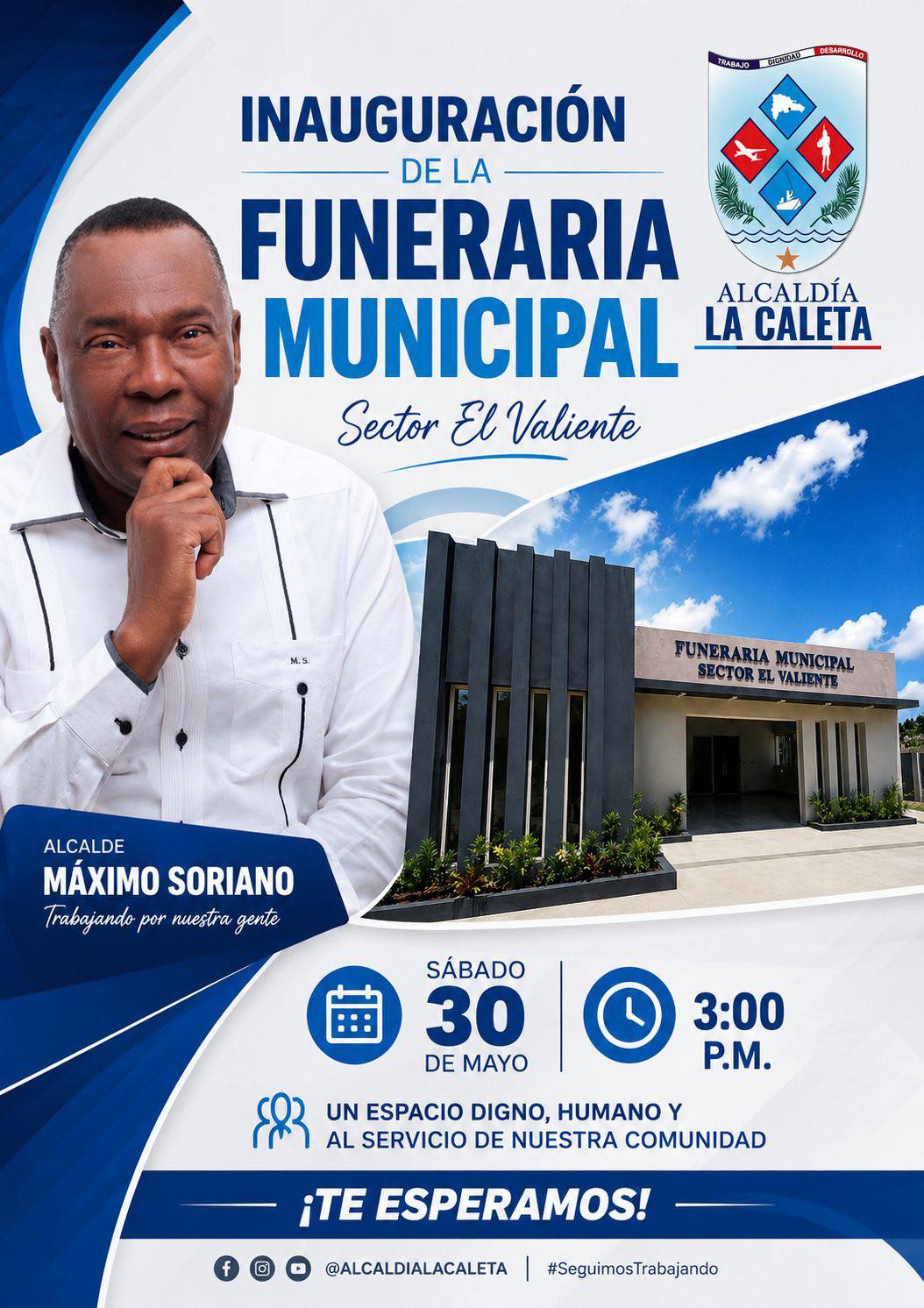 Inauguración de la Funeraria Municipal del sector El Valiente